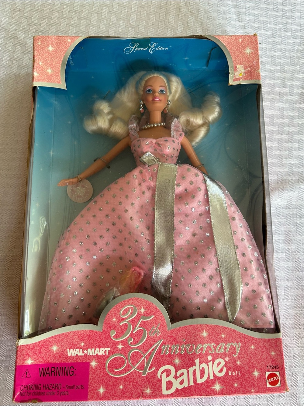 Barbie Special Edition Pink & Silver 35th Anniversary Party Doll